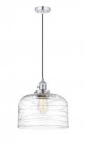 Innovations Lighting 201CSW-PC-G713-L - Bell - 1 Light - 12 inch - Polished Chrome - Cord hung - Mini Pendant