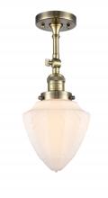 Innovations Lighting 201F-AB-G661-7 - Bullet - 1 Light - 6 inch - Antique Brass - Adjustable Semi-Flush Mount