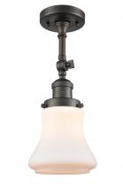 Innovations Lighting 201F-OB-G191 - Bellmont - 1 Light - 6 inch - Oil Rubbed Bronze - Adjustable Semi-Flush Mount