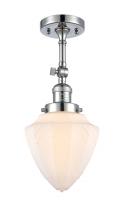 Innovations Lighting 201F-PC-G661-7 - Bullet - 1 Light - 6 inch - Polished Chrome - Adjustable Semi-Flush Mount