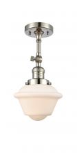 Innovations Lighting 201F-PN-G531 - Oxford - 1 Light - 7 inch - Polished Nickel - Adjustable Semi-Flush Mount