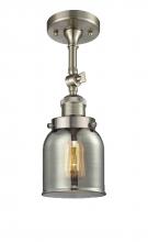 Innovations Lighting 201F-SN-G53 - Bell - 1 Light - 5 inch - Brushed Satin Nickel - Adjustable Semi-Flush Mount