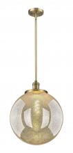 Innovations Lighting 201S-BB-G208-16 - Beacon - 1 Light - 16 inch - Brushed Brass - Stem Hung - Pendant