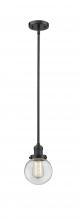 Innovations Lighting 201S-OB-G202-6-LED - Beacon - 1 Light - 6 inch - Oil Rubbed Bronze - Stem Hung - Mini Pendant