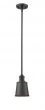 Innovations Lighting 201S-OB-M9-OB-LED - Addison - 1 Light - 5 inch - Oil Rubbed Bronze - Stem Hung - Mini Pendant