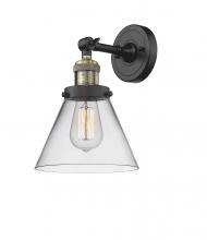 Innovations Lighting 203-BAB-G42 - Cone - 1 Light - 8 inch - Black Antique Brass - Adjustable Sconce