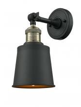 Innovations Lighting 203-BAB-M9-AB - Addison - 1 Light - 5 inch - Black Antique Brass - Adjustable Sconce