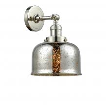 Innovations Lighting 203-PN-G78 - Bell - 1 Light - 8 inch - Polished Nickel - Adjustable Sconce