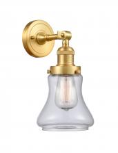 Innovations Lighting 203-SG-G192 - Bellmont - 1 Light - 7 inch - Satin Gold - Adjustable Sconce