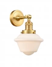 Innovations Lighting 203-SG-G531 - Oxford - 1 Light - 8 inch - Satin Gold - Adjustable Sconce