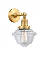 Innovations Lighting 203-SG-G532 - Oxford - 1 Light - 8 inch - Satin Gold - Adjustable Sconce