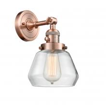 Innovations Lighting 203SW-AC-G172 - Fulton - 1 Light - 7 inch - Antique Copper - Adjustable Sconce