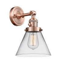 Innovations Lighting 203SW-AC-G42-LED - Cone - 1 Light - 8 inch - Antique Copper - Adjustable Sconce