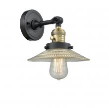 Innovations Lighting 203SW-BAB-G2-LED - Halophane - 1 Light - 9 inch - Black Antique Brass - Adjustable Sconce