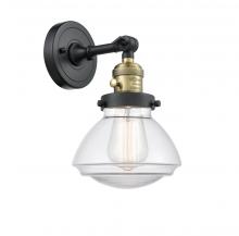 Innovations Lighting 203SW-BAB-G322 - Olean - 1 Light - 7 inch - Black Antique Brass - Adjustable Sconce