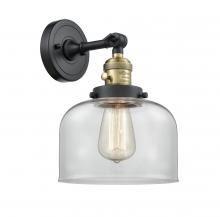 Innovations Lighting 203SW-BAB-G72 - Bell - 1 Light - 8 inch - Black Antique Brass - Adjustable Sconce