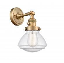 Innovations Lighting 203SW-BB-G324 - Olean - 1 Light - 7 inch - Brushed Brass - Adjustable Sconce