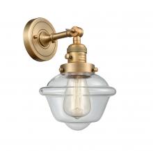 Innovations Lighting 203SW-BB-G532 - Oxford - 1 Light - 8 inch - Brushed Brass - Adjustable Sconce