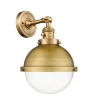 Innovations Lighting 203SW-BB-HFS-82-BB - Hampden - 1 Light - 9 inch - Brushed Brass - Adjustable Sconce