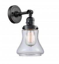 Innovations Lighting 203SW-BK-G192-LED - Bellmont - 1 Light - 7 inch - Matte Black - Adjustable Sconce