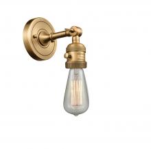 Innovations Lighting 203SW-BB - Bare Bulb - 1 Light - 5 inch - Brushed Brass - Adjustable Sconce