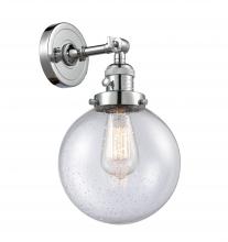 Innovations Lighting 203SW-PC-G204-8-LED - Beacon - 1 Light - 8 inch - Polished Chrome - Adjustable Sconce