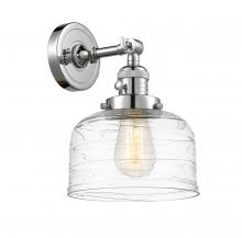 Innovations Lighting 203SW-PC-G713 - Bell - 1 Light - 8 inch - Polished Chrome - Adjustable Sconce