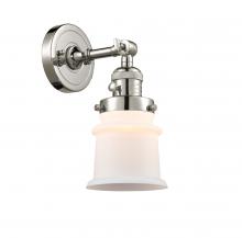 Innovations Lighting 203SW-PN-G181S-LED - Canton - 1 Light - 5 inch - Polished Nickel - Adjustable Sconce
