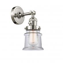 Innovations Lighting 203SW-PN-G182S-LED - Canton - 1 Light - 5 inch - Polished Nickel - Adjustable Sconce