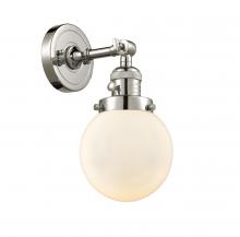 Innovations Lighting 203SW-PN-G201-6-LED - Beacon - 1 Light - 6 inch - Polished Nickel - Adjustable Sconce