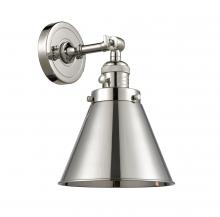 Innovations Lighting 203SW-PN-M13-PN - Appalachian - 1 Light - 8 inch - Polished Nickel - Adjustable Sconce