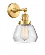 Innovations Lighting 203SW-SG-G172 - Fulton - 1 Light - 7 inch - Satin Gold - Adjustable Sconce