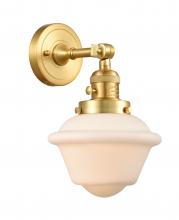 Innovations Lighting 203SW-SG-G531 - Oxford - 1 Light - 8 inch - Satin Gold - Adjustable Sconce