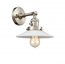 Innovations Lighting 203SW-SN-G1-LED - Halophane - 1 Light - 9 inch - Brushed Satin Nickel - Adjustable Sconce