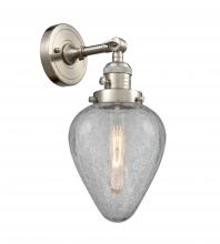 Innovations Lighting 203SW-SN-G165 - Geneseo - 1 Light - 7 inch - Brushed Satin Nickel - Adjustable Sconce