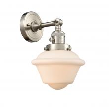 Innovations Lighting 203SW-SN-G531-LED - Oxford - 1 Light - 8 inch - Brushed Satin Nickel - Adjustable Sconce