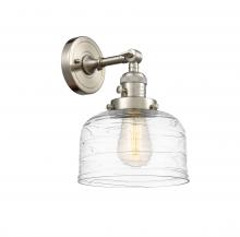 Innovations Lighting 203SW-SN-G713 - Bell - 1 Light - 8 inch - Brushed Satin Nickel - Adjustable Sconce