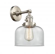Innovations Lighting 203SW-SN-G72-LED - Bell - 1 Light - 8 inch - Brushed Satin Nickel - Adjustable Sconce