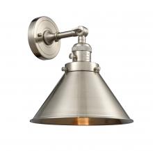 Innovations Lighting 203SW-SN-M10-SN-LED - Briarcliff - 1 Light - 10 inch - Brushed Satin Nickel - Adjustable Sconce