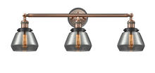 Innovations Lighting 205BP-ACBK-G173 - Fulton - 3 Light - 30 inch - Antique Copper - Bath Vanity Light