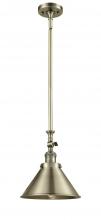 Innovations Lighting 206-AB-M10-AB - Briarcliff - 1 Light - 10 inch - Antique Brass - Stem Hung - Adjustable Mini Pendant