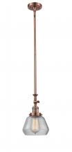 Innovations Lighting 206-AC-G172 - Fulton - 1 Light - 7 inch - Antique Copper - Stem Hung - Adjustable Mini Pendant