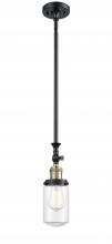 Innovations Lighting 206-BAB-G312 - Dover - 1 Light - 5 inch - Black Antique Brass - Stem Hung - Adjustable Mini Pendant