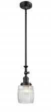 Innovations Lighting 206-BK-G302 - Colton - 1 Light - 6 inch - Matte Black - Stem Hung - Adjustable Mini Pendant