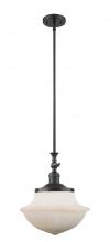 Innovations Lighting 206-BK-G541 - Oxford - 1 Light - 12 inch - Matte Black - Stem Hung - Adjustable Mini Pendant