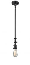 Innovations Lighting 206-BK - Bare Bulb - 1 Light - 3 inch - Matte Black - Stem Hung - Adjustable Mini Pendant
