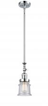 Innovations Lighting 206-PC-G184S - Canton - 1 Light - 5 inch - Polished Chrome - Stem Hung - Adjustable Mini Pendant