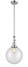 Innovations Lighting 206-PC-G202-10 - Beacon - 1 Light - 10 inch - Polished Chrome - Stem Hung - Adjustable Mini Pendant