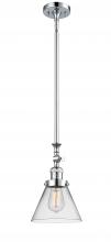 Innovations Lighting 206-PC-G42 - Cone - 1 Light - 8 inch - Polished Chrome - Stem Hung - Adjustable Mini Pendant