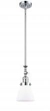 Innovations Lighting 206-PC-G61 - Cone - 1 Light - 6 inch - Polished Chrome - Stem Hung - Adjustable Mini Pendant